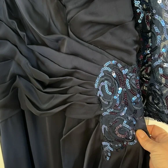 MOB dress by Jade Navy Blue Size 18 worn once. - Picture 3 of 4